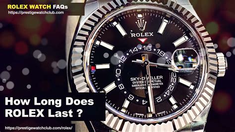 lifetime of a rolex watch|how long do rolex cars last.